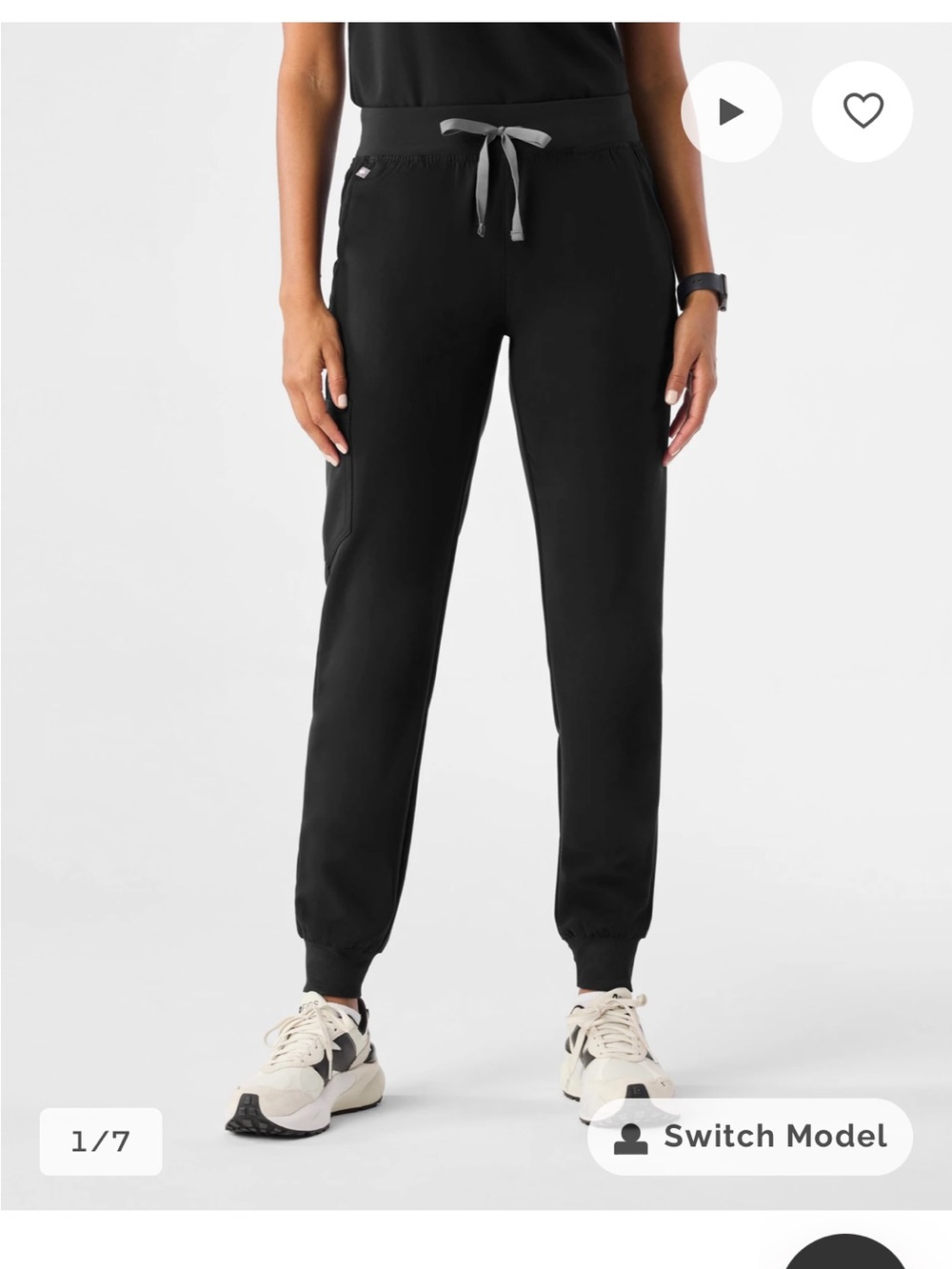 Figs jogger scrubs large petite